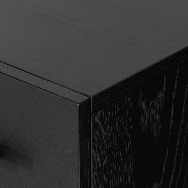 Rosedale 6 Drawer Tall Dresser-Ebony Oak