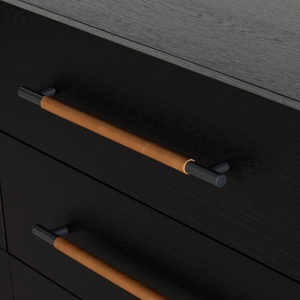 Rosedale 6 Drawer Dresser - Ebony Oak