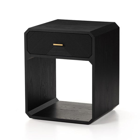 Caspian Nightstand - Black Ash