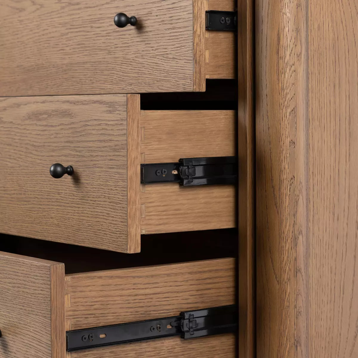Roark 6 Drawer Dresser, Amber Oak