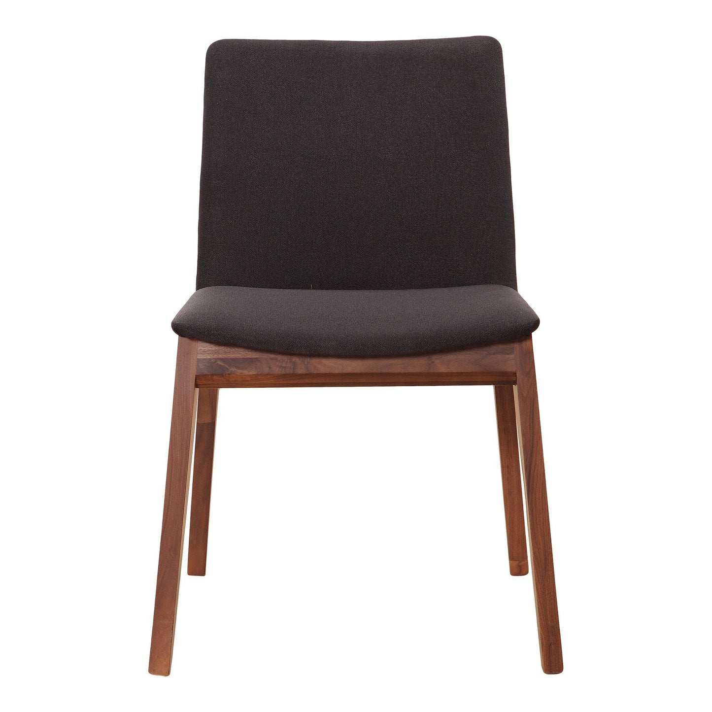 Deco Dining Chair, Black, Polyester, Set of 2