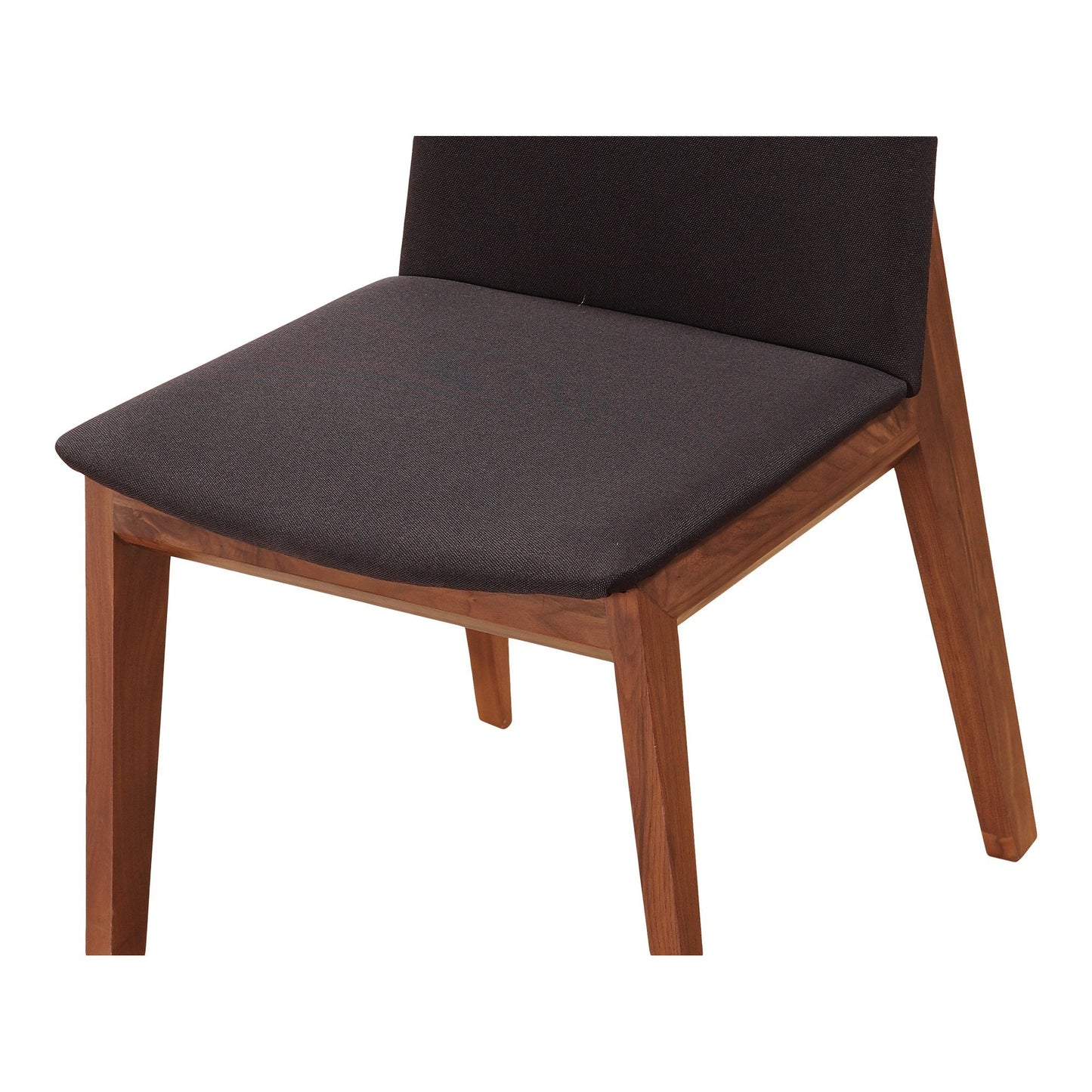 Deco Dining Chair, Black, Polyester, Set of 2