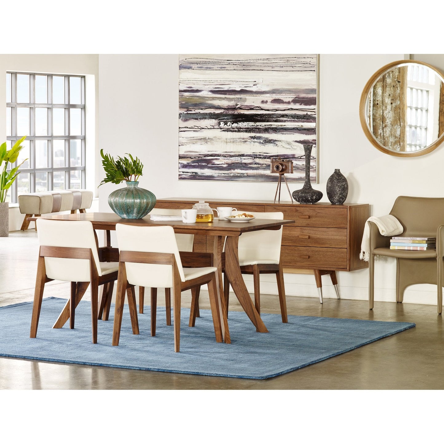 Deco Dining Chair, White, Set of 2