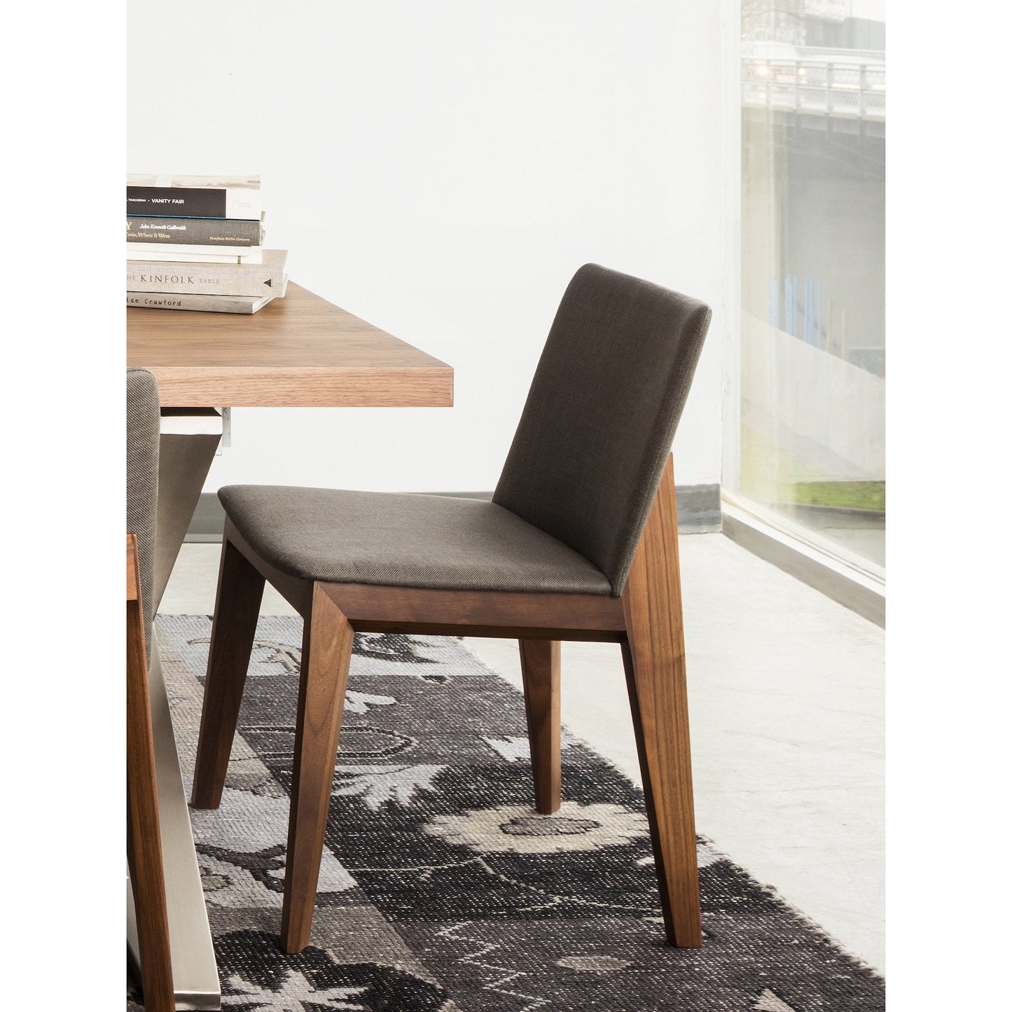 Deco Dining Chair, Grey, Set of 2