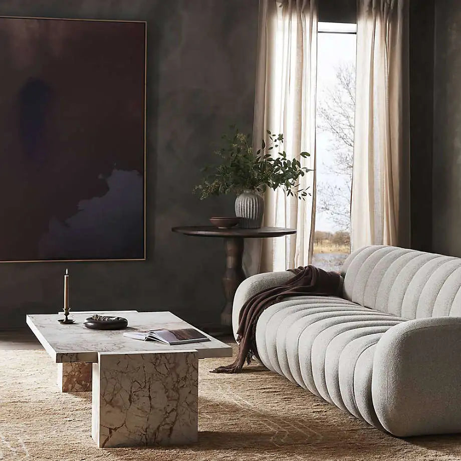 Romano Marble Rectangular Coffee Table