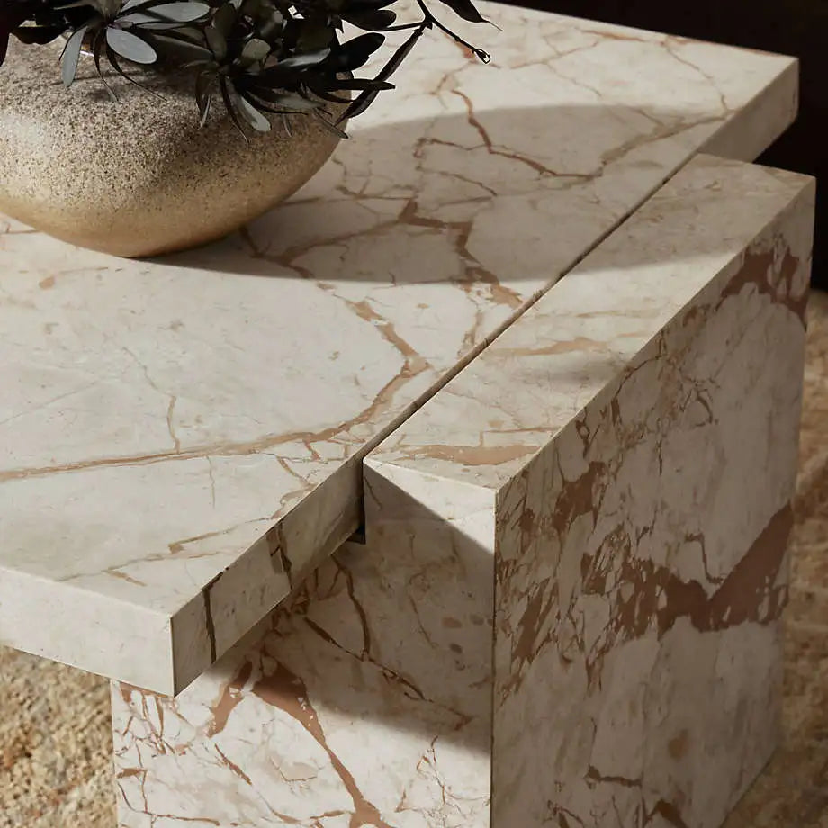 Romano Marble Rectangular Coffee Table
