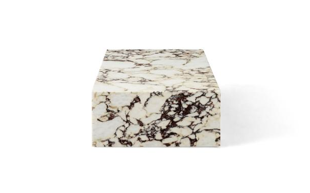 Calacatta Viola Marble Plinth Coffee Table