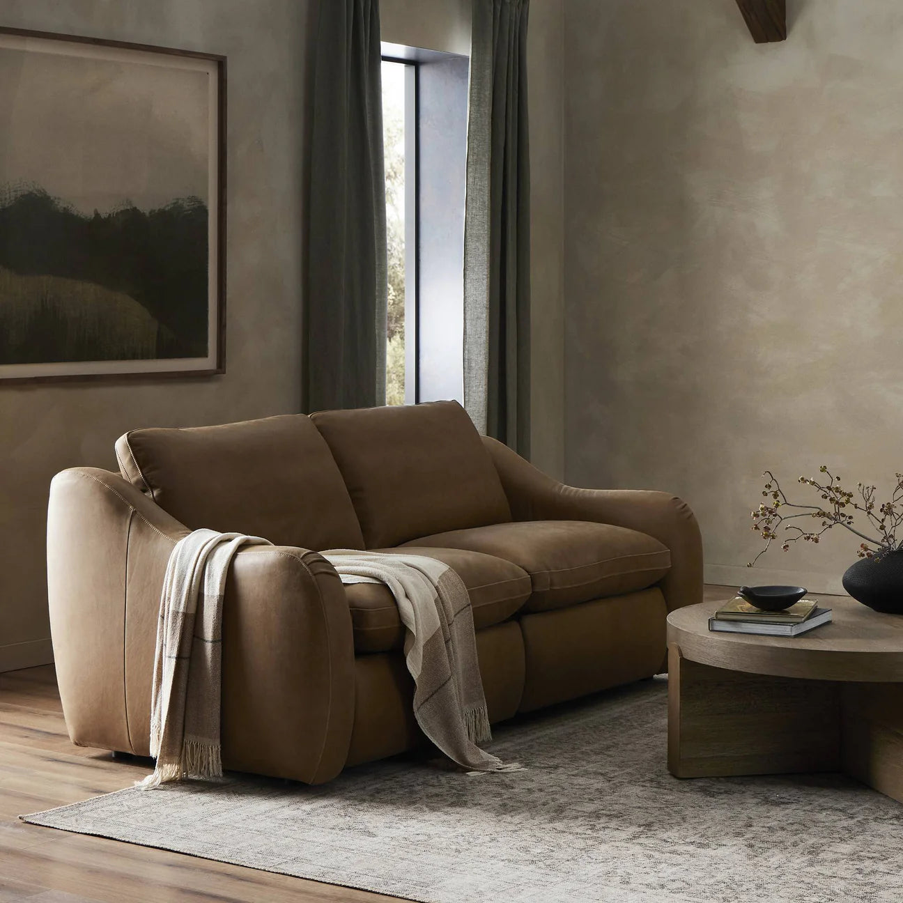 Crawford Power Recliner 2-Piece Sectional Leather