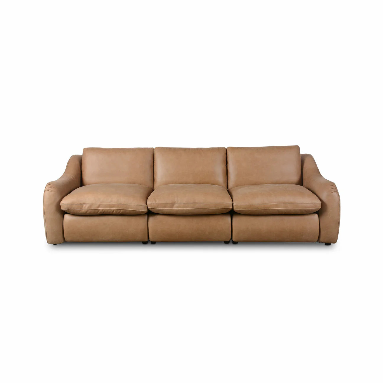 Crawford Power Recliner 3-Piece Sectional Leather