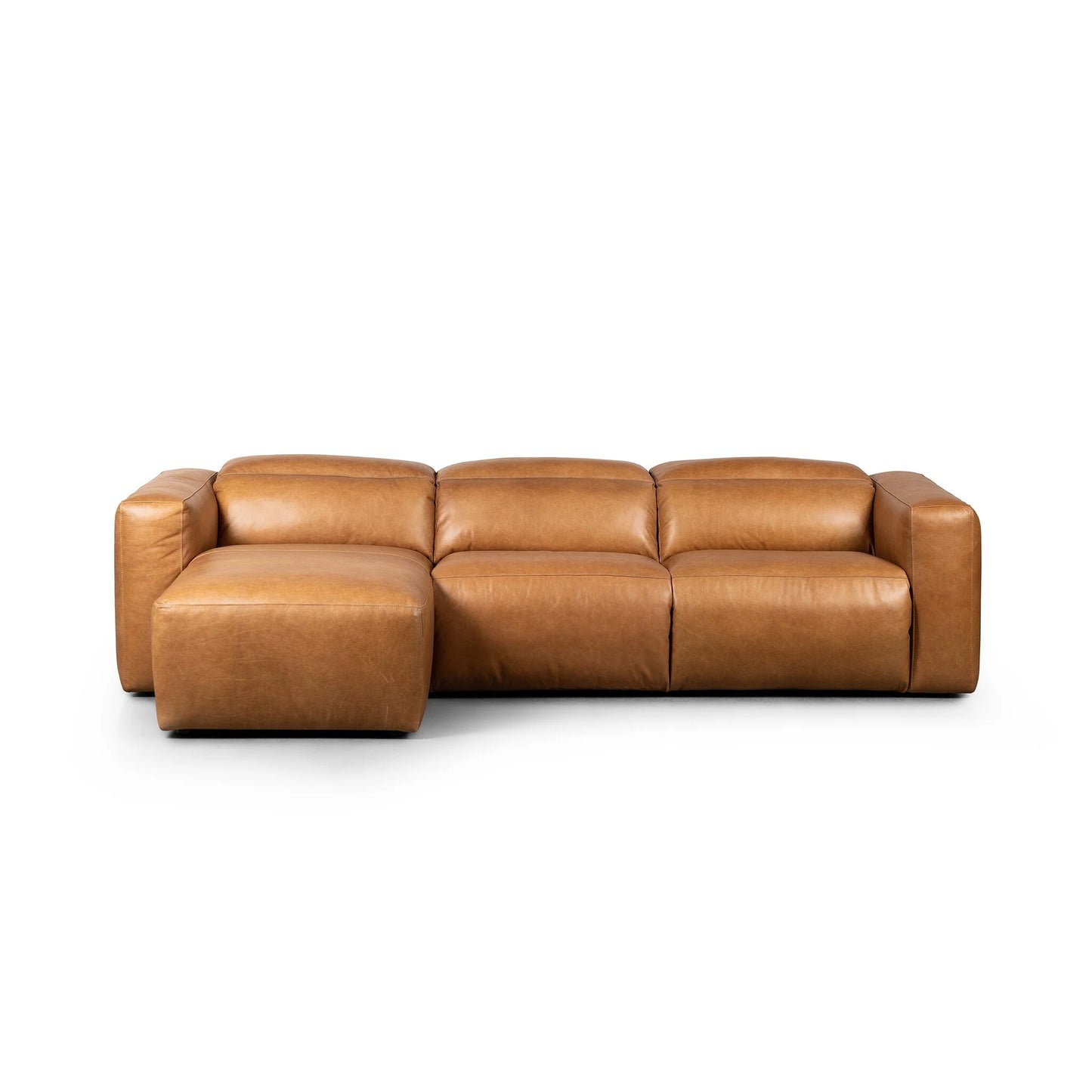 Radley Power Recliner 3 Piece Sectional With Chaise Leather