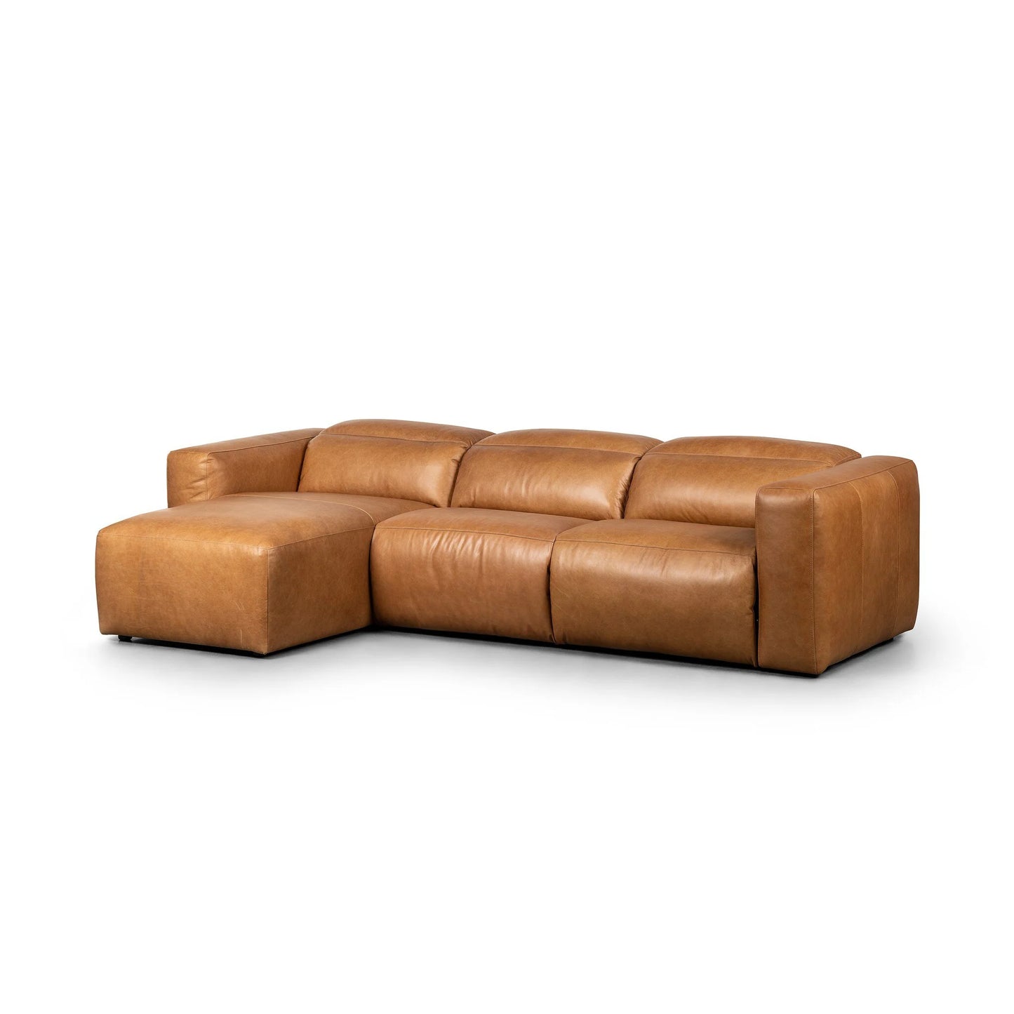 Radley Power Recliner 3 Piece Sectional With Chaise Leather