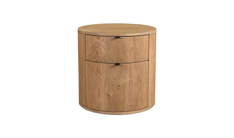 Theo Two Drawer Nightstand