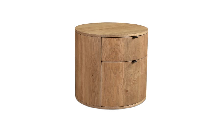 Theo Two Drawer Nightstand