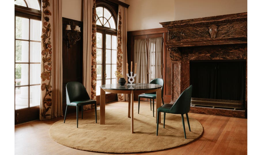 Burton Dining Chair - Dark Teal, Set Of Two