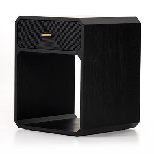Caspian Nightstand - Black Ash