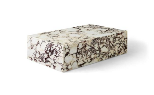 Calacatta Viola Marble Plinth Coffee Table