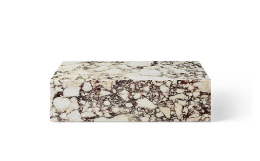 Calacatta Viola Marble Plinth Coffee Table