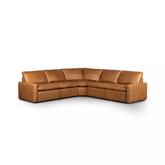 Tillery Power Recliner 5 - Piece Sectional Leather